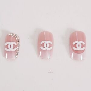 Luxury Nail Charms White